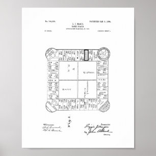 Poster Landlord's Game Patent