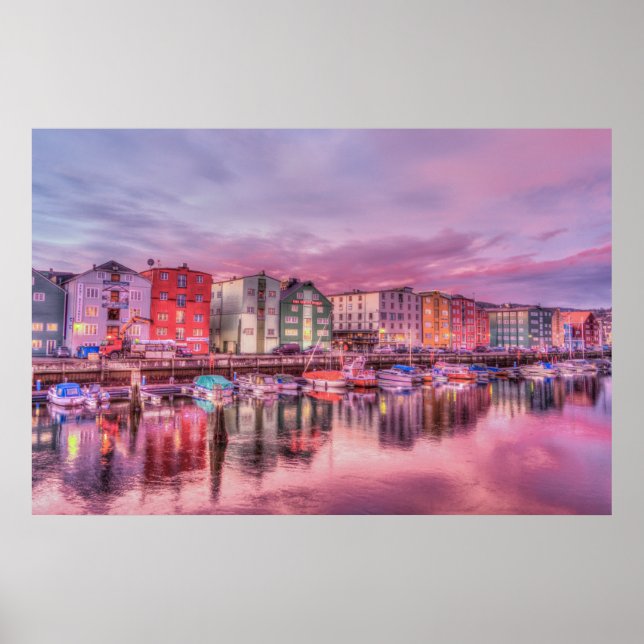 Poster - Landschaft Norwegen Skandinavien (Vorne)