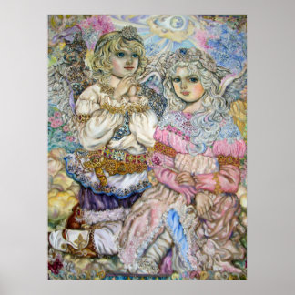 Poster L'ange du flash de lumière.