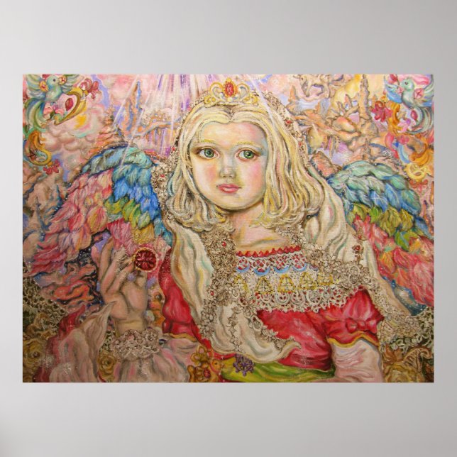 Poster L'ange du rubis. (Devant)