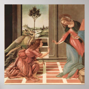 Poster L'ange Gabriel et Marie
