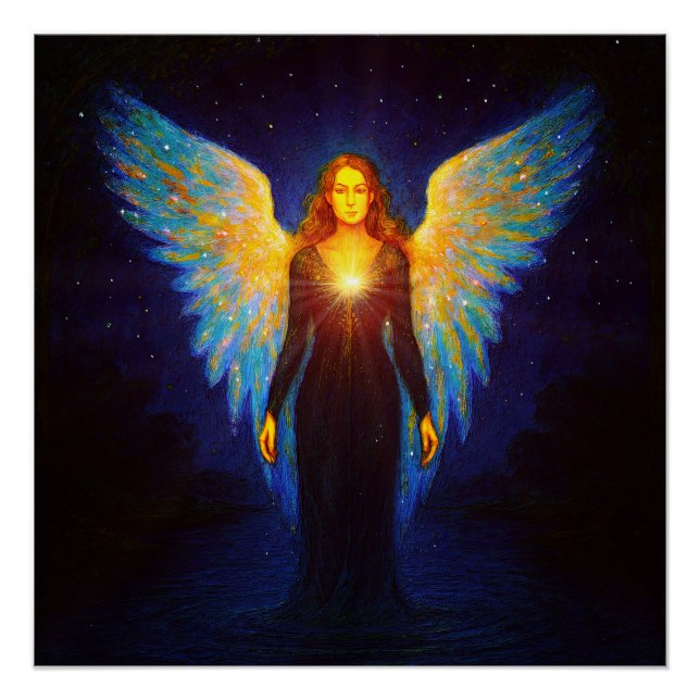Poster L'Ange spirituel de la nuit (Devant)