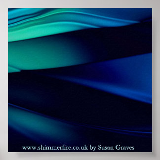 Poster Langrine bleue