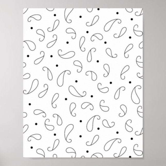 Poster Langue, gris foncé (Devant)