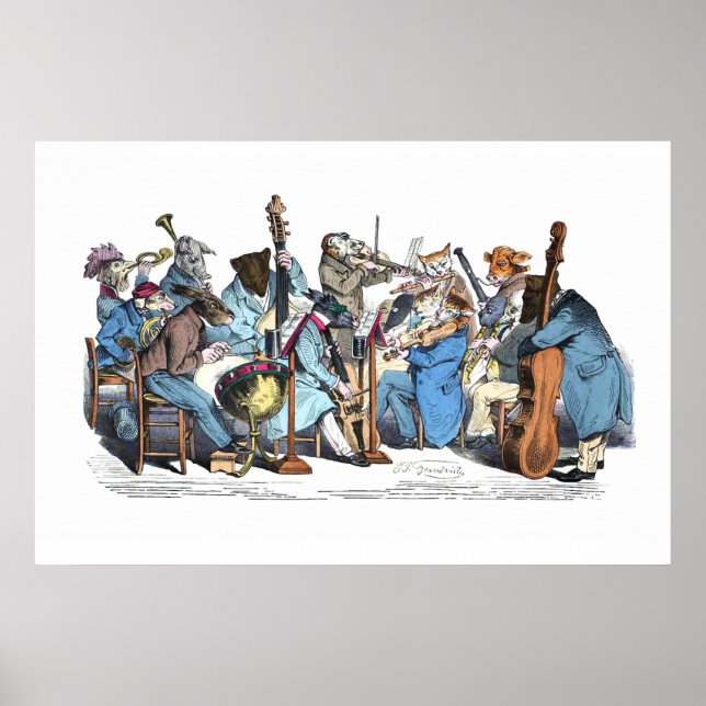 POSTER LANGUE MUSICALE ANIMAL FARM ORCHESTRA (Devant)