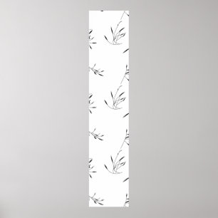 Poster Langue, signe Pedestal Gris Dove