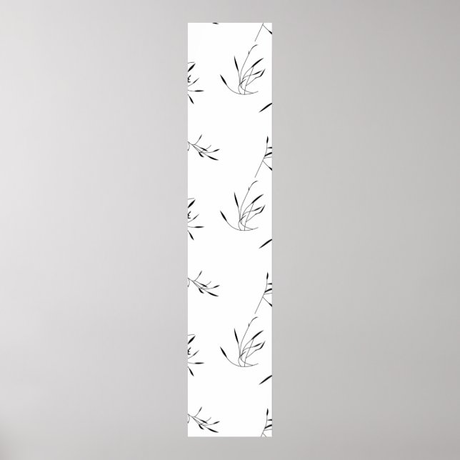 Poster Langue, signe Pedestal Gris Dove (Devant)