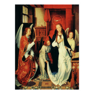 Poster L'Annonciation de la Vierge Marie par Hans Memling