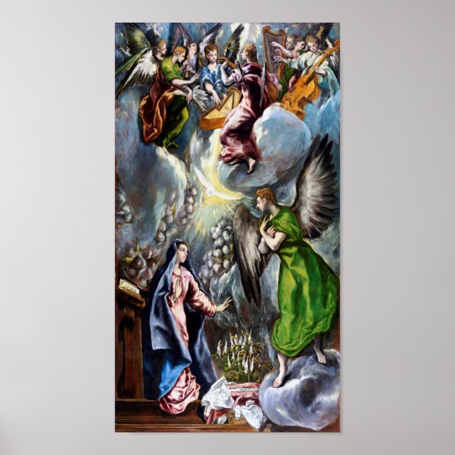 Poster L'Annonciation, El Greco (Devant)