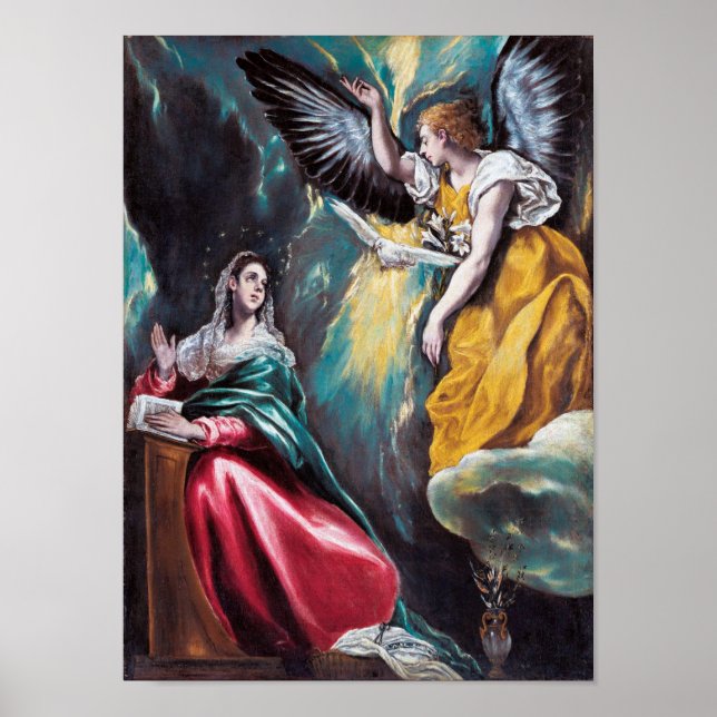 Poster L'Annonciation, El Greco (Devant)