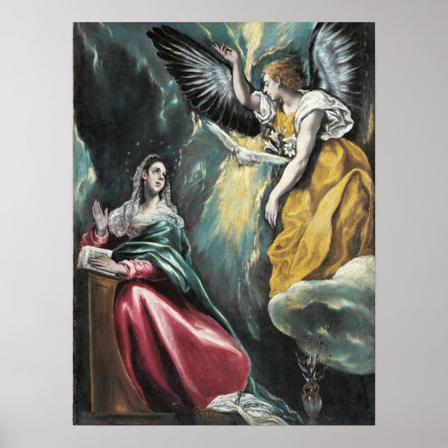Poster L'Annonciation par El Greco (Devant)