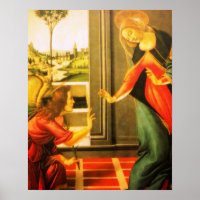 L'Annonciation Vierge Marie et Archange Gabriel