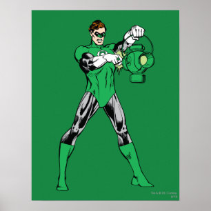 Poster Lanterne verte avec lanterne