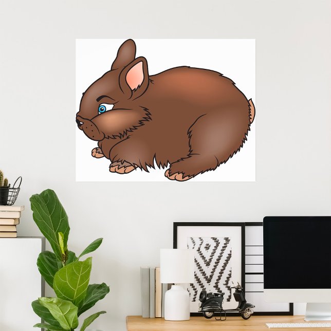 Poster Lapin Brown (Créateur téléchargé)