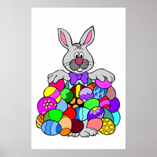 Poster Lapin de Pâques