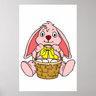 Poster Lapin de Pâques