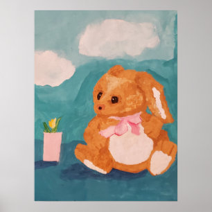 Poster Lapin de Pâques