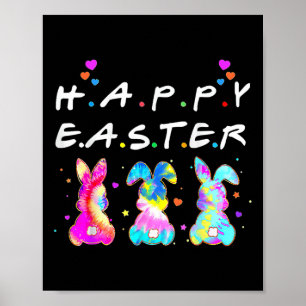 Poster Lapin Mignon Joyeuses Pâques Femmes 