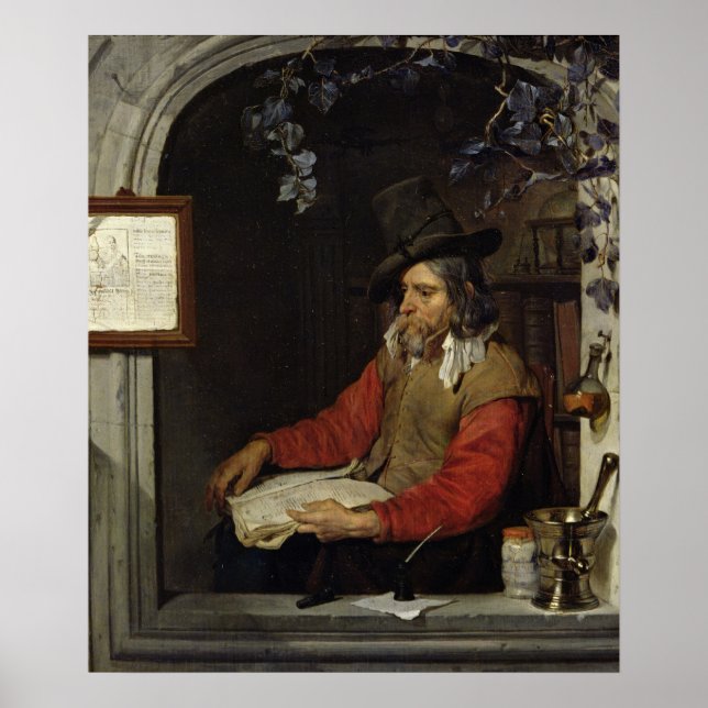 Poster L'Apothécaire ou, le chimiste (Devant)