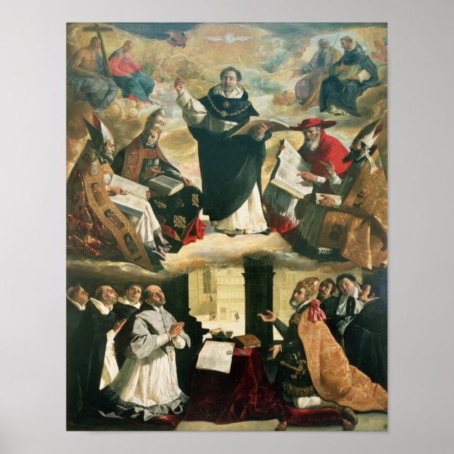 Poster L'apothéose de saint Thomas d'Aquin, 1631 (Devant)