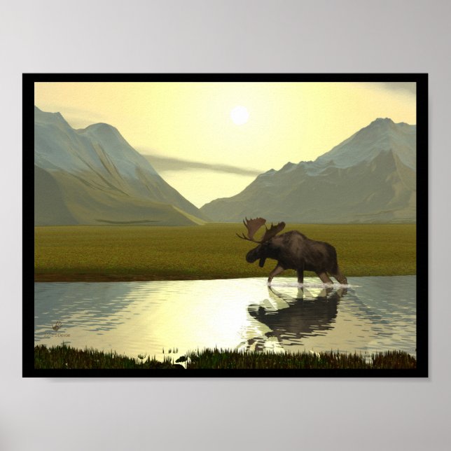 Poster L'après-midi Moose (Devant)