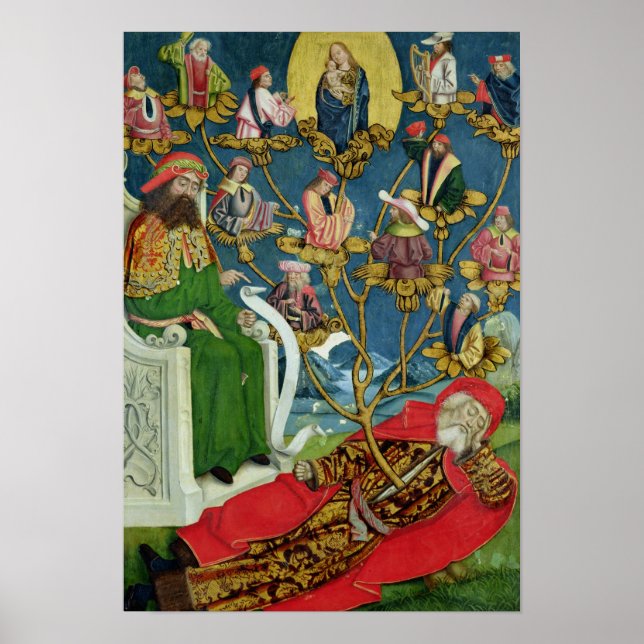 Poster L'arbre de Jesse, de l'autel du Dôme, 1499 (Devant)