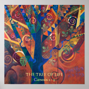 Poster L'ARBRE de la VIE, genèse 2 : 9
