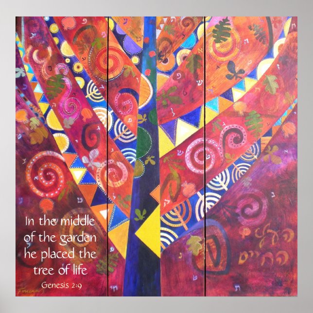 Poster L'arbre de vie (Devant)