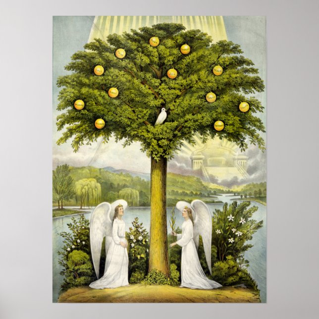 Poster L'arbre de vie - 1892 (Devant)