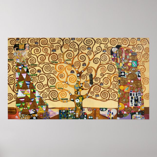 Poster L'arbre de vie | Gustav Klimt | (Devant)