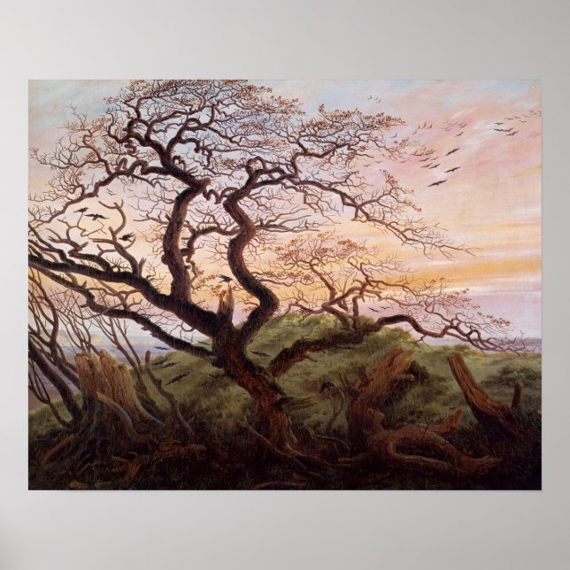 Poster L'arbre des corbeaux, 1822 (Devant)