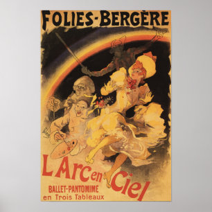 Poster L'Arc-en-Ciel Ballet at Folies-Bergeren