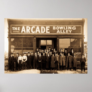 Poster L'Arcade Bowling Alley
