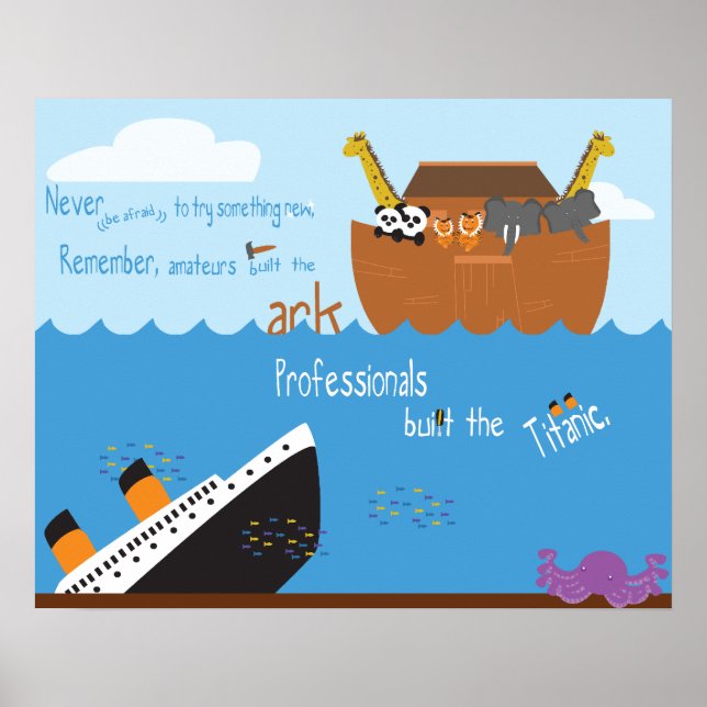 Poster L'arche et le Titanic (Devant)