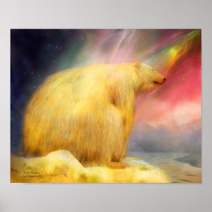 Poster L'Arctique se demande la peinture murale d'art