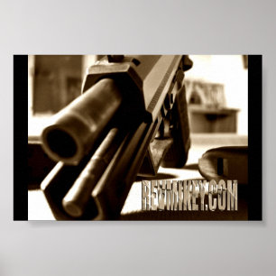 Poster l'arme de poing de mikey