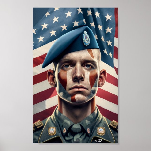 Poster L'armée américaine pour la fête des vétérans 2023 (Devant)