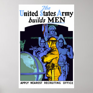 Poster L'armée construit des hommes