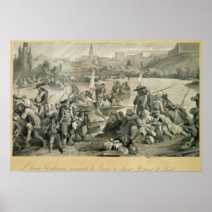 Poster L'armée de Vendean croisant la Loire