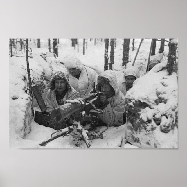 Poster L'armée finlandaise pendant la guerre d'hiver (Devant)