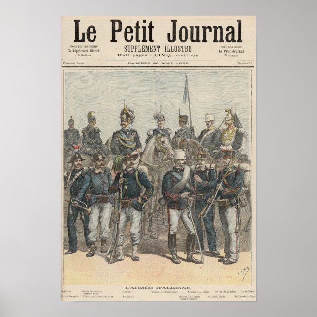 Poster L'armée italienne (Devant)