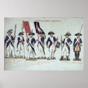 Poster L'armée parisienne pendant le Français