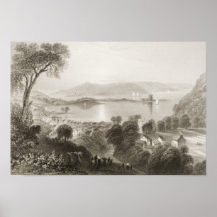 Poster Larne, comté Antrim, Irlande du Nord