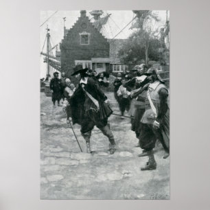 Poster L'arrivée de Stuyvesant à New Amsterdam