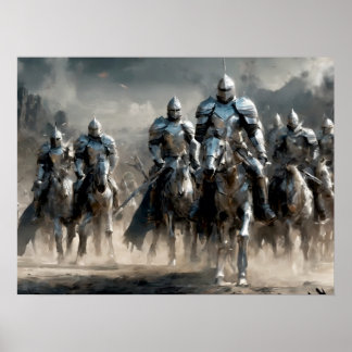 Poster L'arrivée des Chevaliers