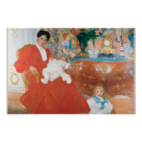 Larsson - Mme Dora Lamm et ses Deux Fils,