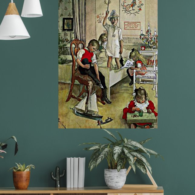 Poster Larsson - Noël matin (Salon 1)