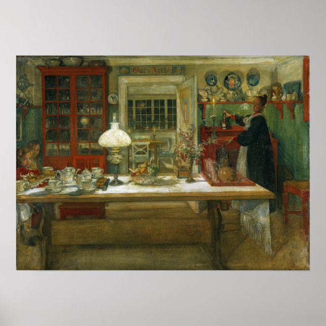 Poster Larsson - Se Préparer Pour Un Jeu 1896 (Devant)