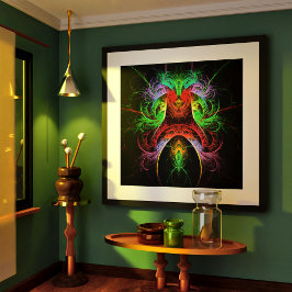 Poster L'art Abstrait du Carnaval