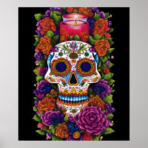Poster L'art crâne à sucre - Célébrer Dia de los Muertos